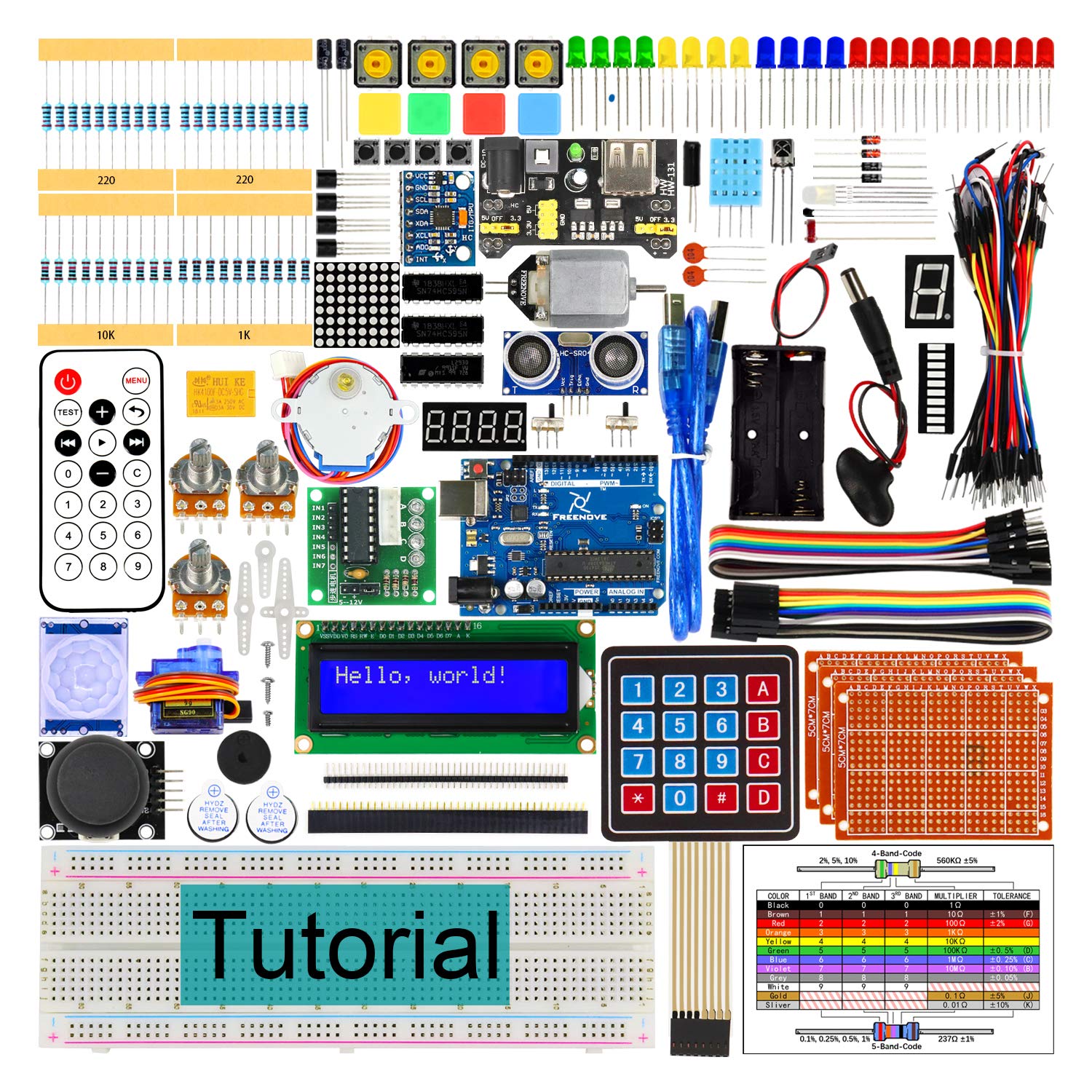 Freenove Ultimate Starter Kit with UNO R3 Board with