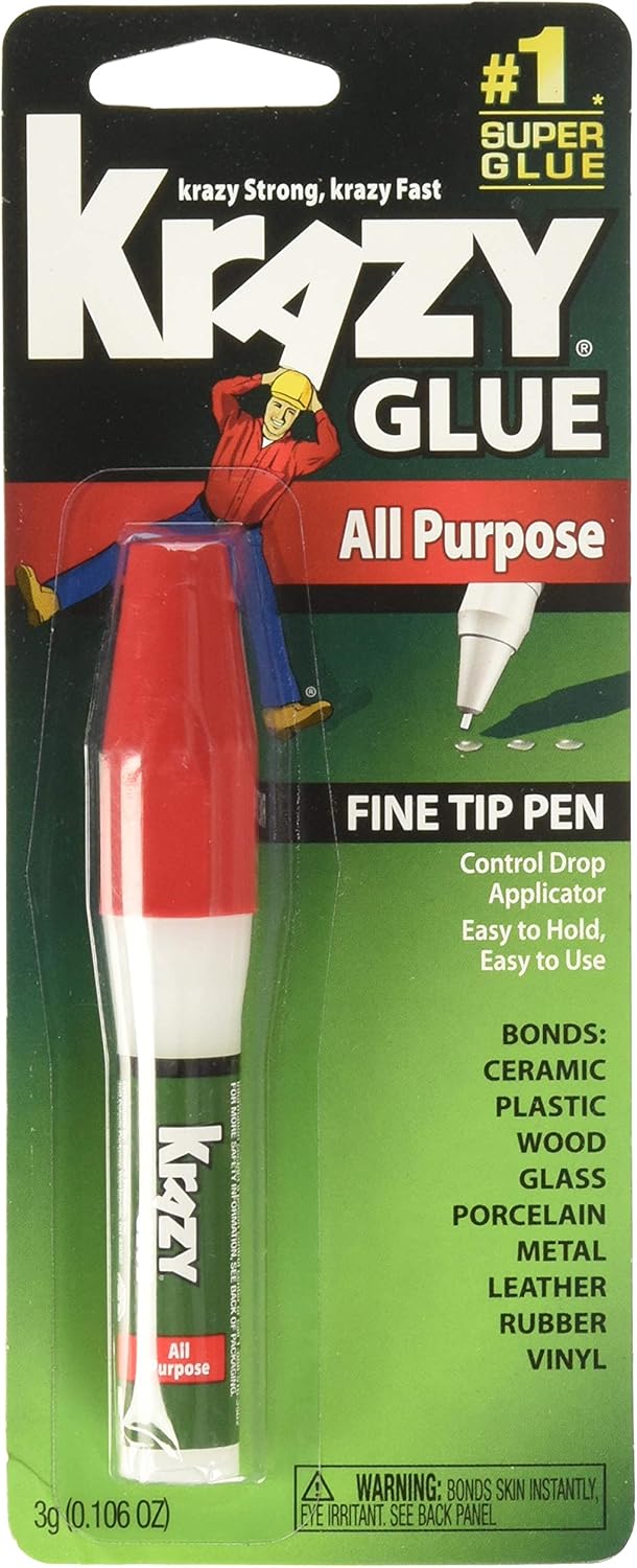 Krazy Glue KG82448R Instant Crazy Glue All Purpose Pen 0.106Ounce