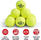 The Dog's Balls Dog Tennis Balls Yellow Medium 12-Pack High Visibility view 6
