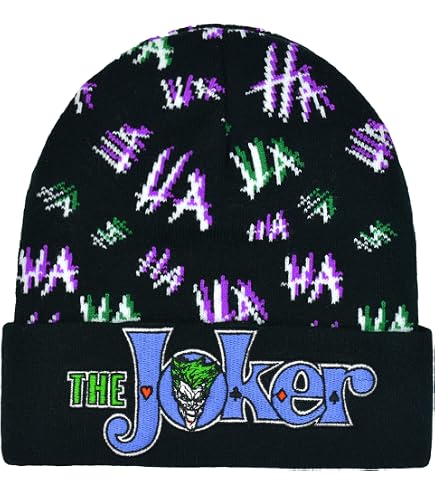 Casquette Snapback Joker Smile - RV Red - Visière Plate Réglable - Unisexe Comics