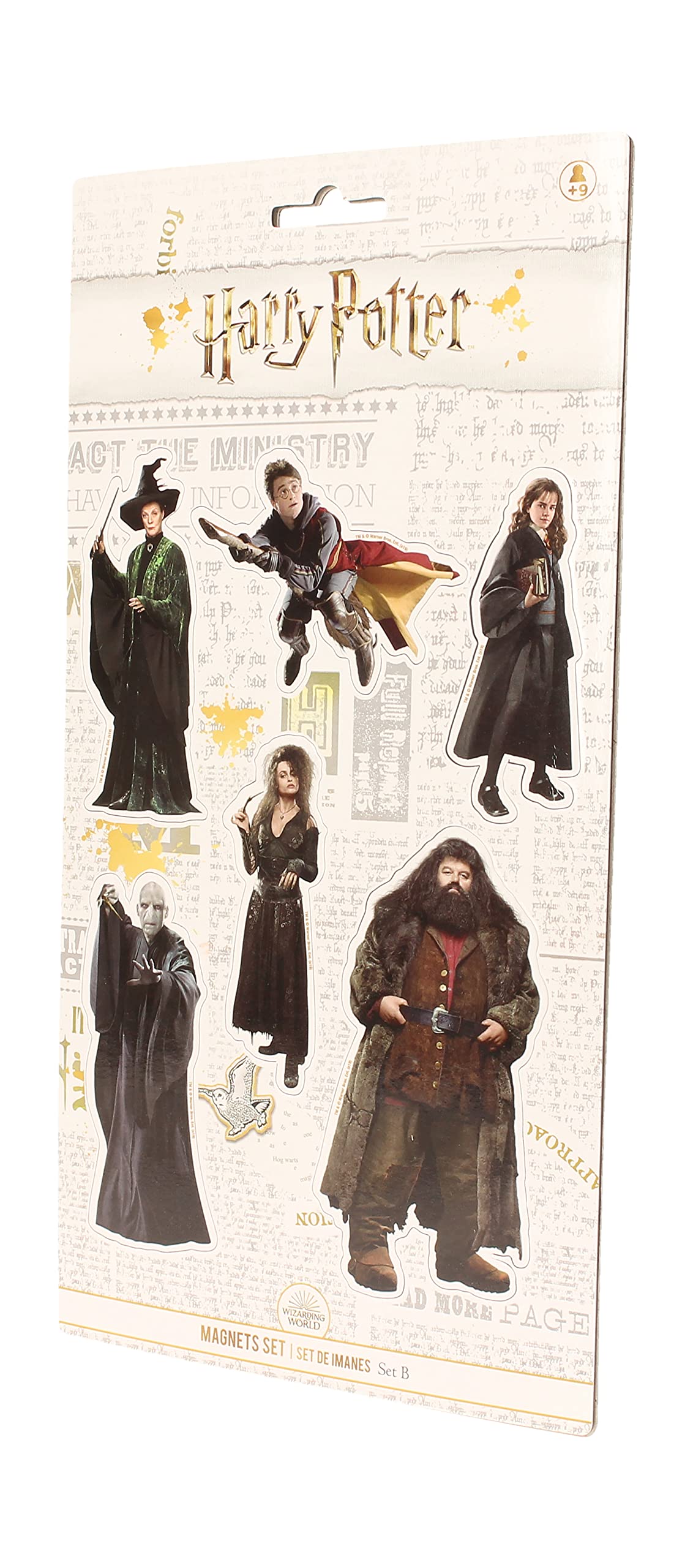 HARRY POTTER - Real Characters Magnet Set B Official Merchandise (DIRAC 1)