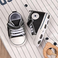 KKIIDDSS Unisex Baby Girls Boys Canvas High-top