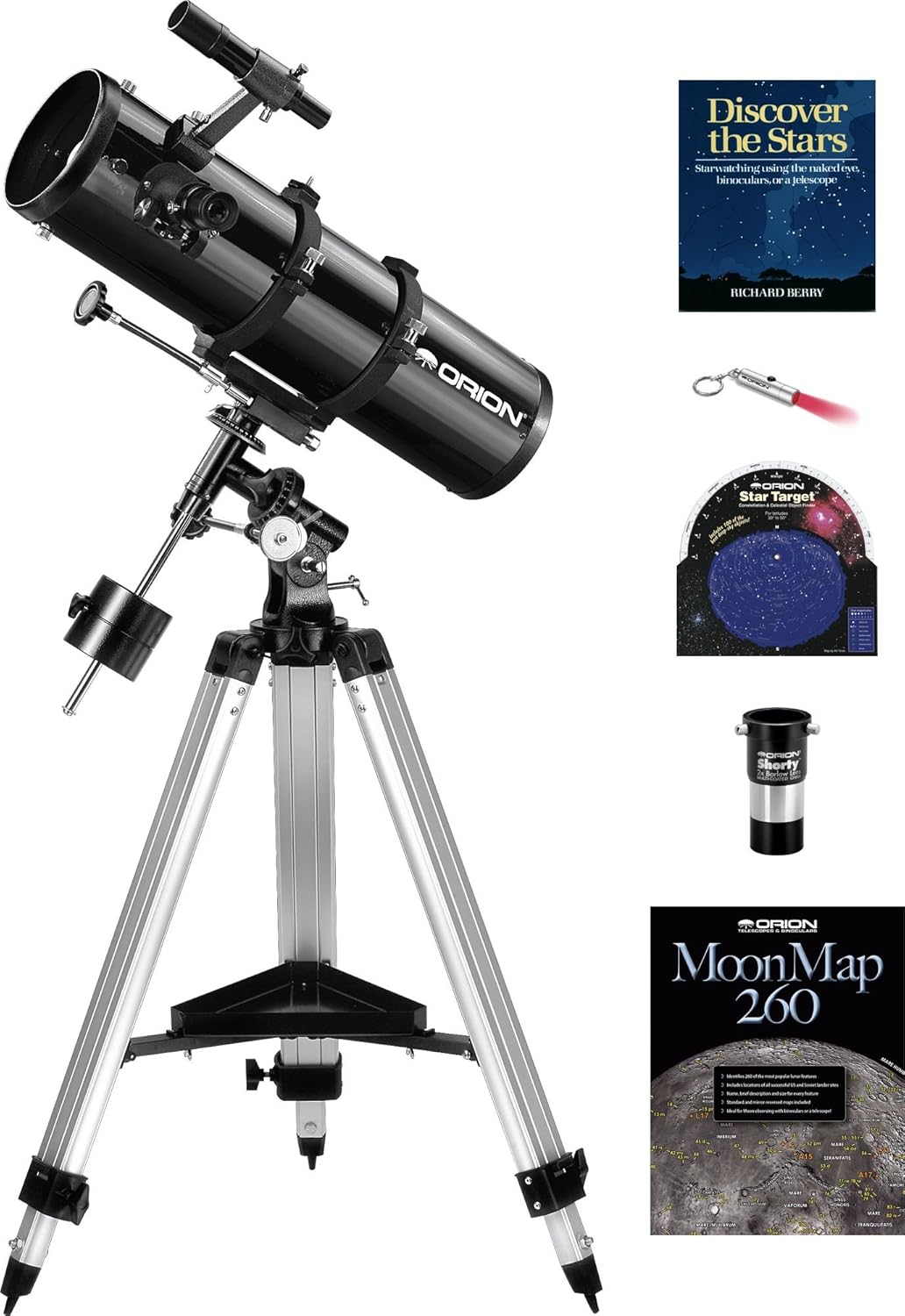 Amazon.com : Orion SpaceProbe 130ST EQ Telescope & Beginner Barlow Amazon.com : Orion SpaceProbe 130ST EQ Telescope & Beginner Barlow