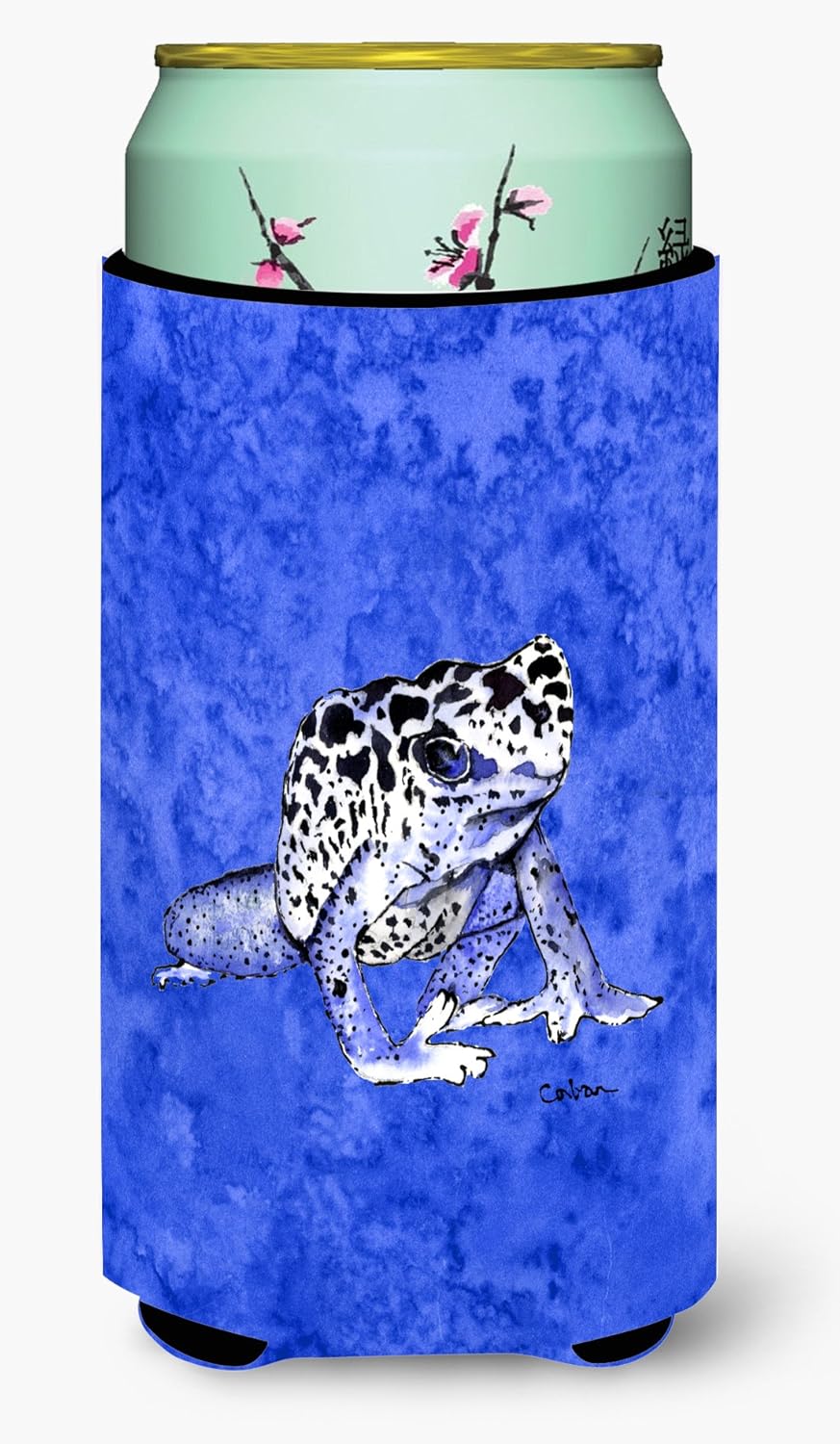 Caroline's Treasures 8687TBC Frog Tall Boy Beverage Insulator Beverage Insulator Hugger, Tall Boy, multicolor