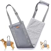 Dog Lift Harness for Medium Dog, Adjustable Dog Sling for Back Legs, Hip Support Harness to Help Lift Dogs Rear for Helps Senior, Injured, Disabled and After ACL Surgery Dogs - Medium, Grey