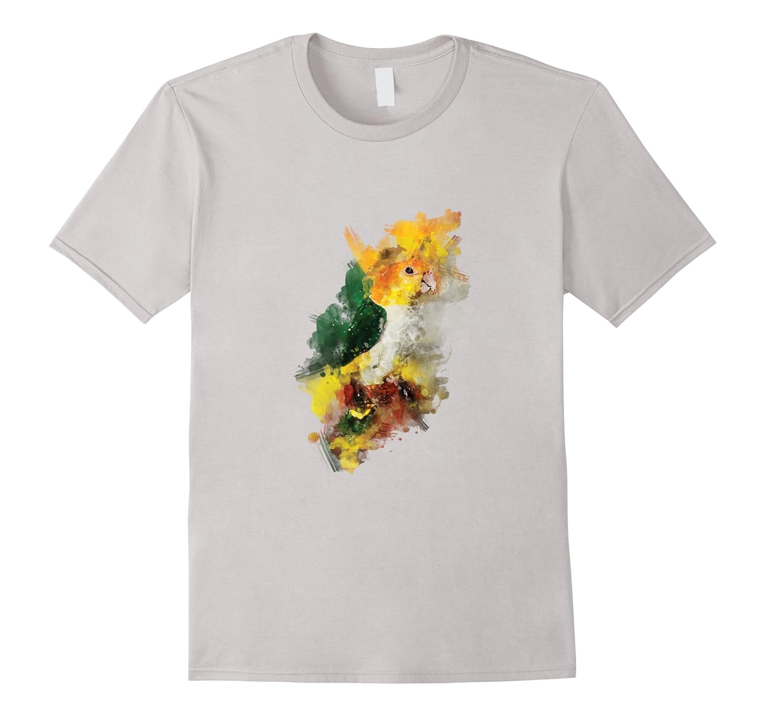 Watercolor Caique Parrot T-Shirt-ANZ