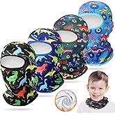 Halfchet 4 Pcs Winter Balaclava Winter Weather Neck for Boy Girl Youth Skiing Snowboarding Cycling