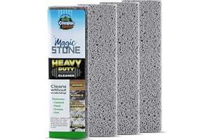 Compac Home Magic-Stone Heavy Duty Cleaning Stick - Easily Scrubs/Removes Paint, Cement, Encrusted Dirt, Rust, Grease, From W