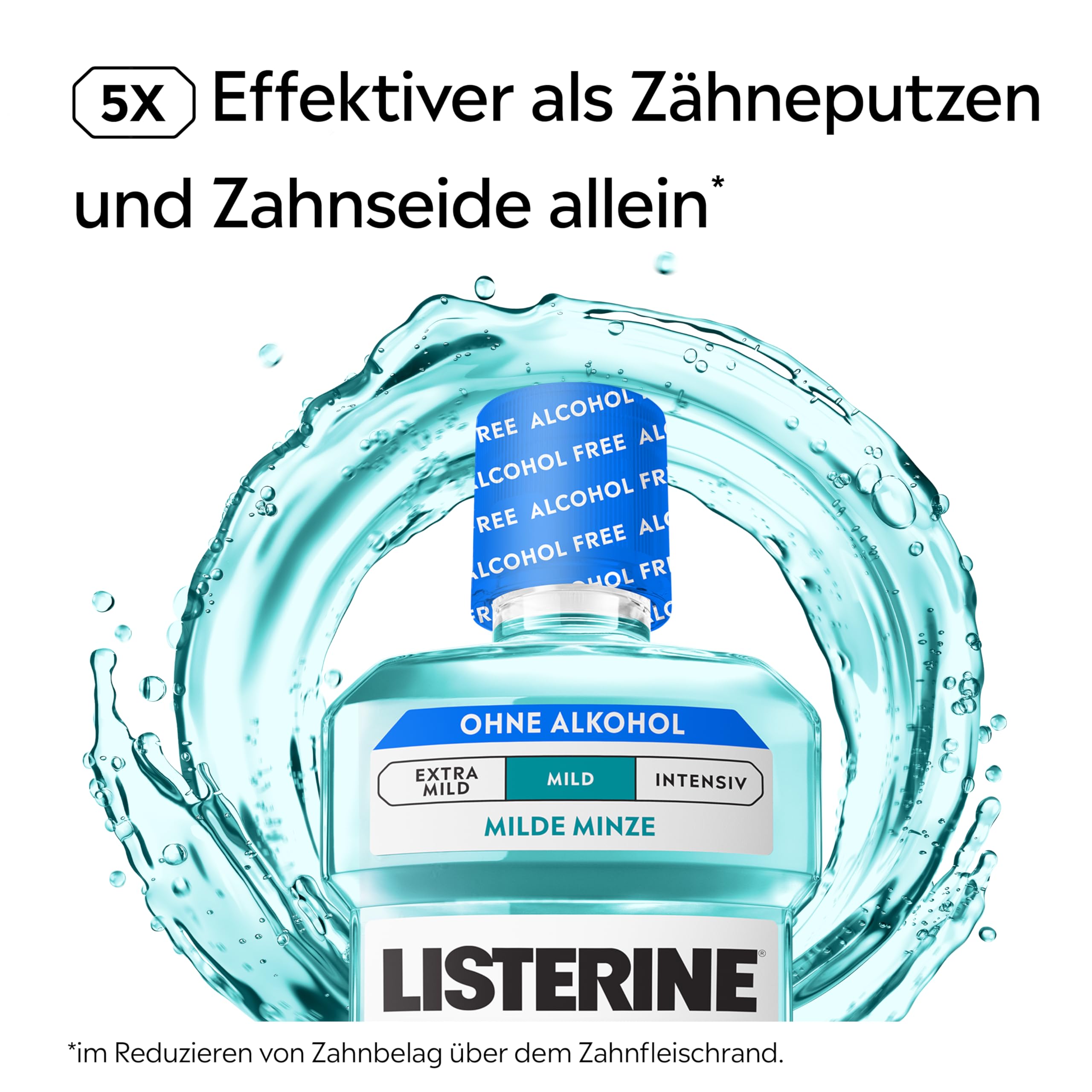 Listerine Cool Mint Mild Mundspülung Alkoholfrei, 500 ml 5