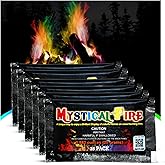 Mystical Fire Color Changing Packets Fire Pits Campfire Long-Lasting Enchanted Multi-Color Magical Family Fun for Indoor Fire