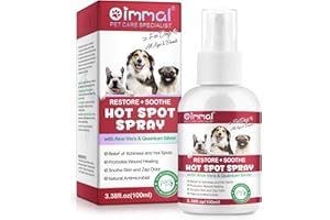 FANSHI Hot Spot Spray for Dog, Itchy Skin and Hot Spot Treatment, Fast and Effective Relief, 100% Natural Ingredients, Protect The Health of Pet’s Skin, Wound Healing, Prevents Chewing and Licking