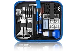 EasyTime Watch Repair Tool Kit: 149 PCS Professional Watch Toolkit for Maintainance Battery Replacement Watch Link Adjustment Back Removal