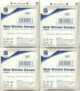 Premier 1860A 4 Ply Sterile Absorbent Non Woven Swab 7.5cm x7.5cm Pack 40