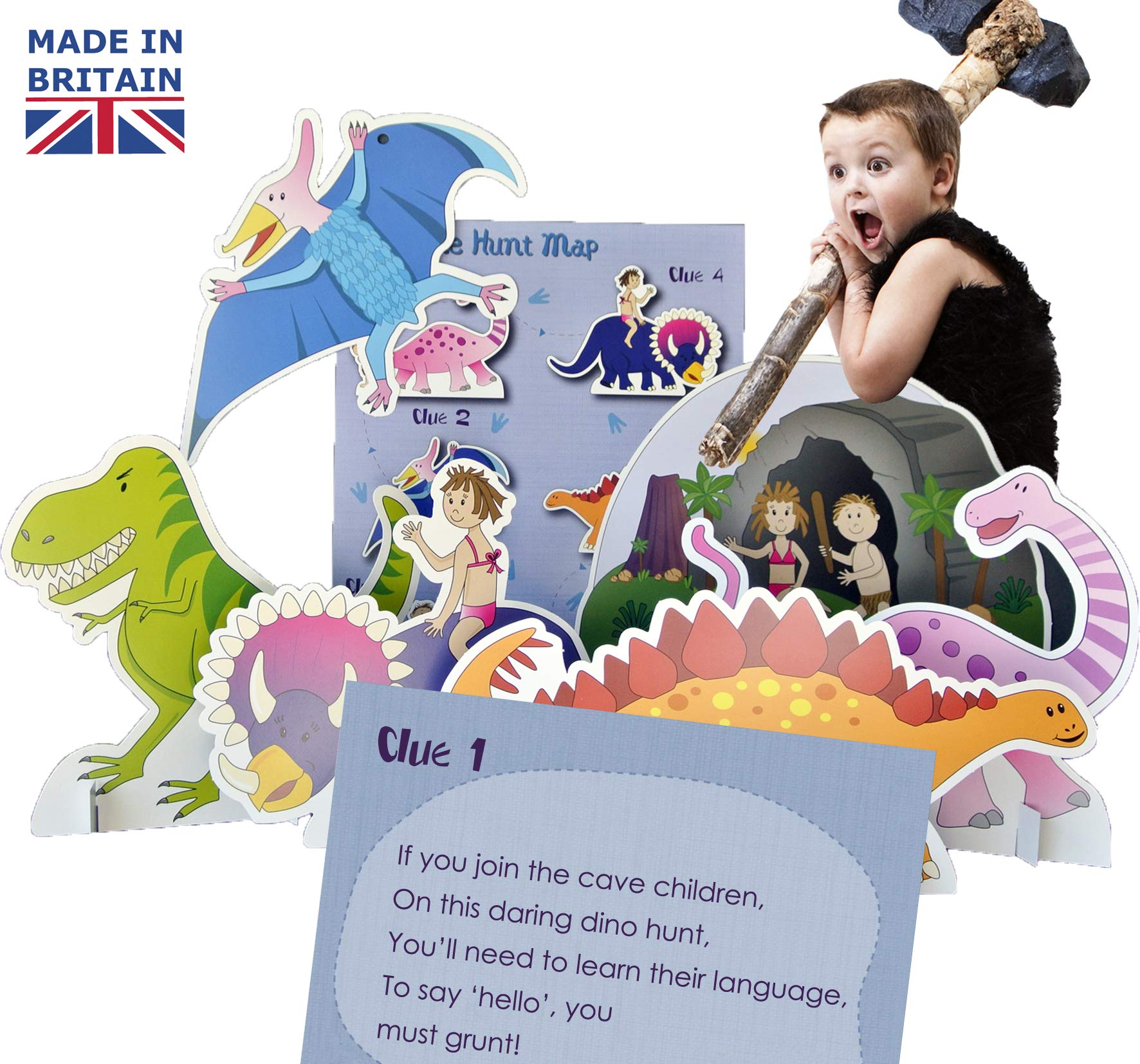 Dinosaur Party Games - Treasure Hunt Party Game for Kids