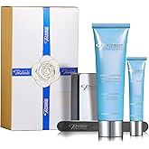 Dead Sea Premier Beautifying Nail Kit Milk and Honey - Salon Quality Manicure, hand & Body Lotion, Cuticle Oil, Nail File, 3 step Buffing Block