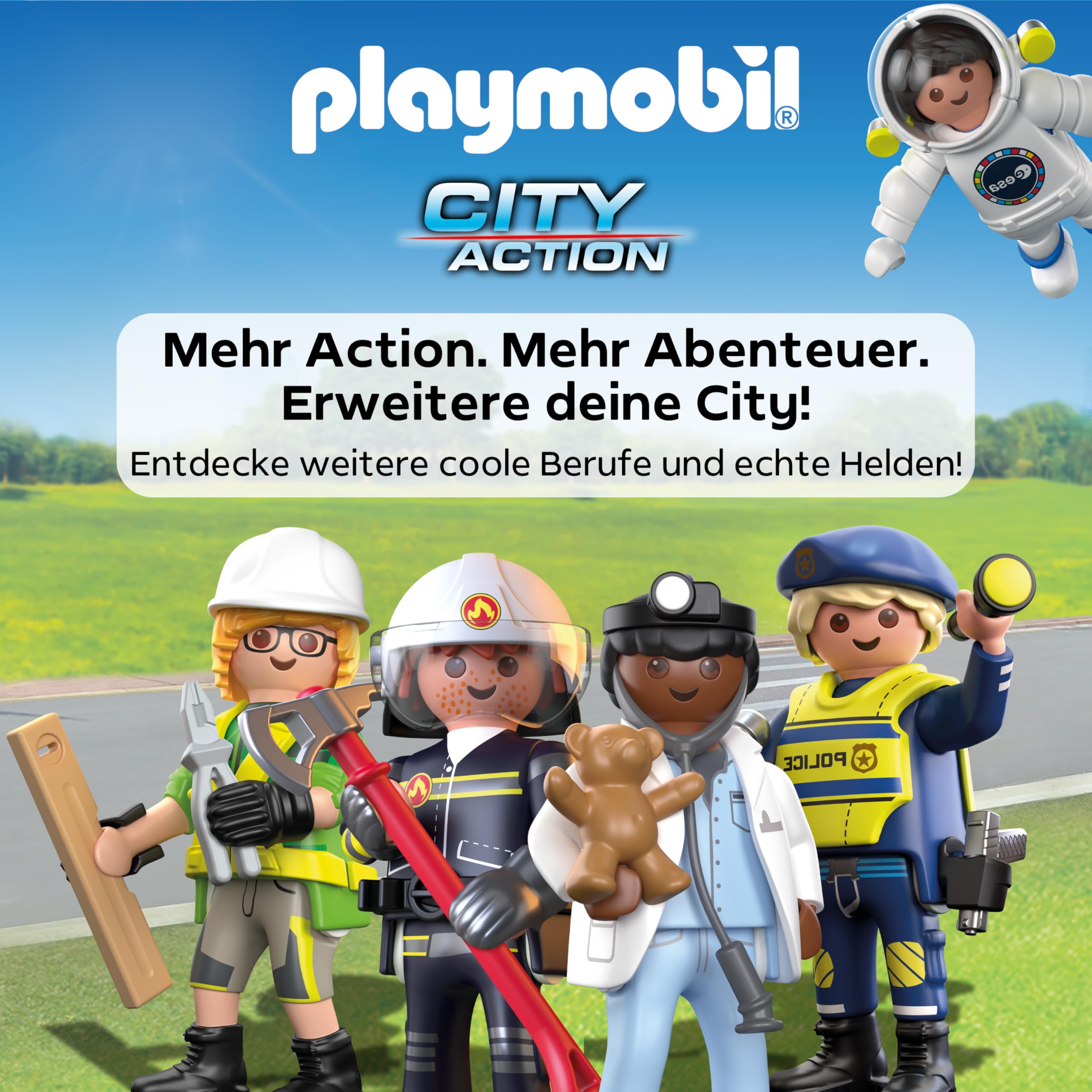 PLAYMOBIL | Action Heroes | Feuerwehrtruck | Feuerwehrauto | Spielzeugauto | Spielzeug für Kinder ab 4 Jahren | 71824 6