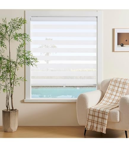 ブラインド YOU Amazon.com: Customized Cordless Zebra Blinds Horizontal Window