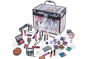 SHANY Carry All Trunk Makeup Set (Eye shadow palette/Blushes/Powder/Nail Polish and more)