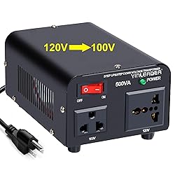 Yinleader 500W US to Japan Voltage Converter 120V