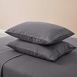 ATLINIA 100% Pure Flax Linen Bedding Set - Stone