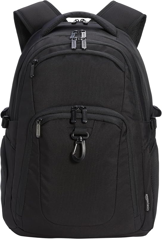 Sac à dos de voyage pour ordinateur portable 17", Noir