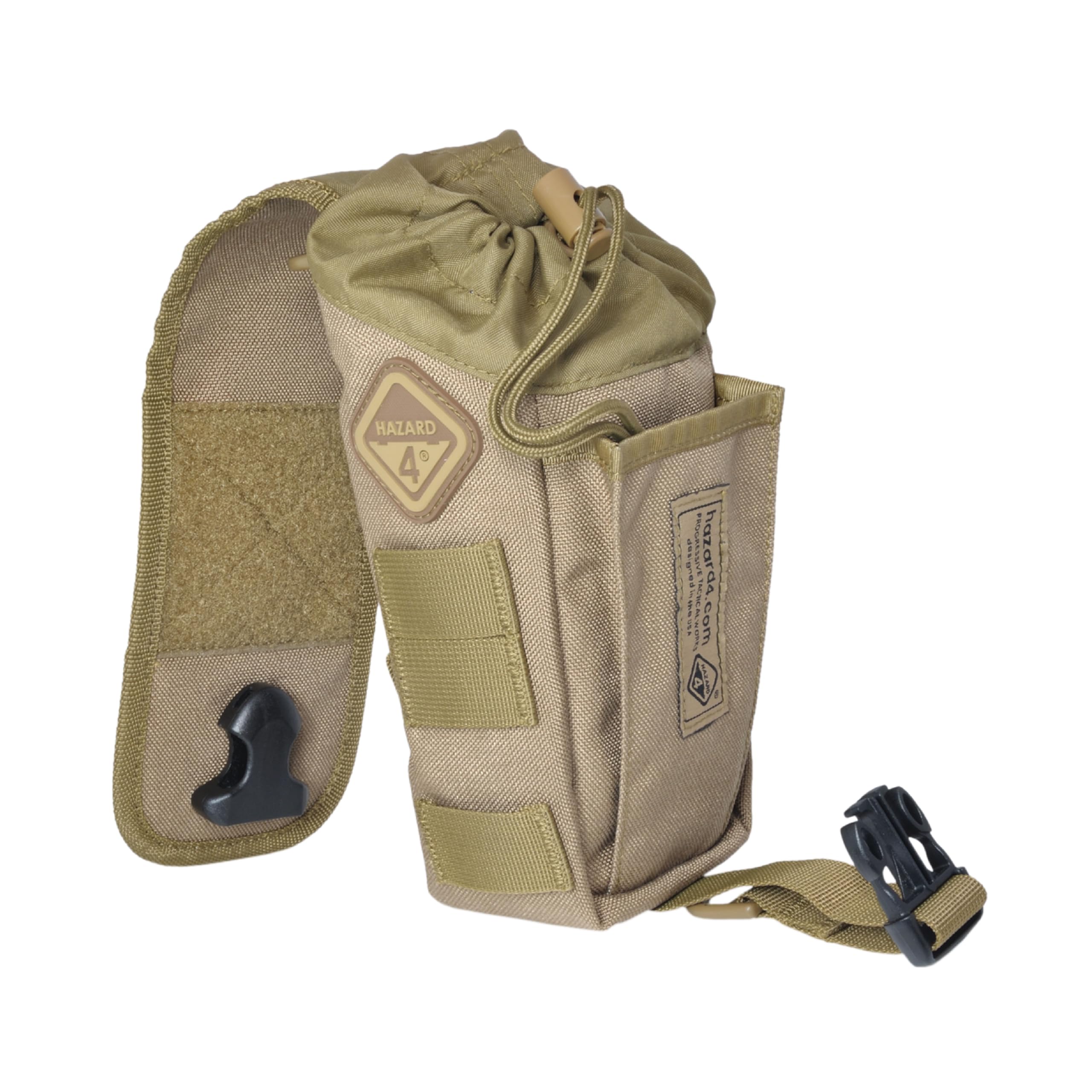 Hazard 4 4001906-SSI Flip Bottle/Magazine Pouch with MOLLE - Coyote - multi, N/A