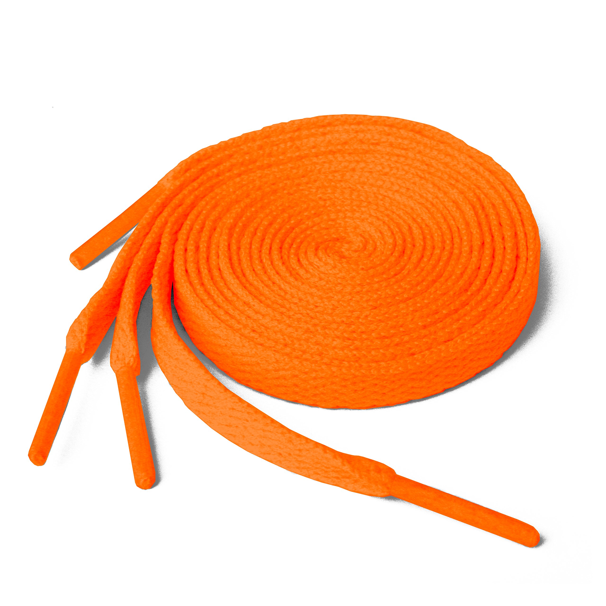 LacestarFlat Shoe Laces 8mm Wide for Trainers, Boots, Hi Tops, Football Boots, Shoelaces New Suitable for all brands including Nike Adidas Converse Puma Vans Reebok Adults or Kids