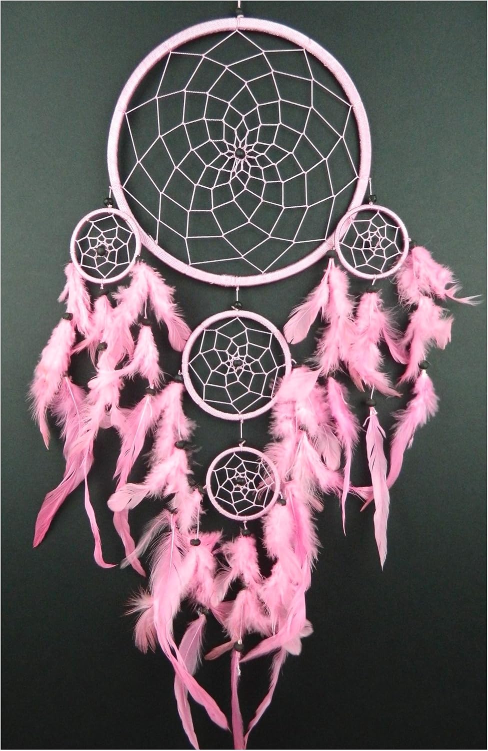 Bali PINK DREAM CATCHER large pink dreamcatcher Amazon.co.uk Kitchen