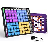 Synido TempoPAD Z-1 USB MIDI Grid Controller MIDI Pad Controller Beat Maker | Velocity sensitive 64 pad midi controller, 5 operational modes, companion editor software, transport controls, usb/midi out