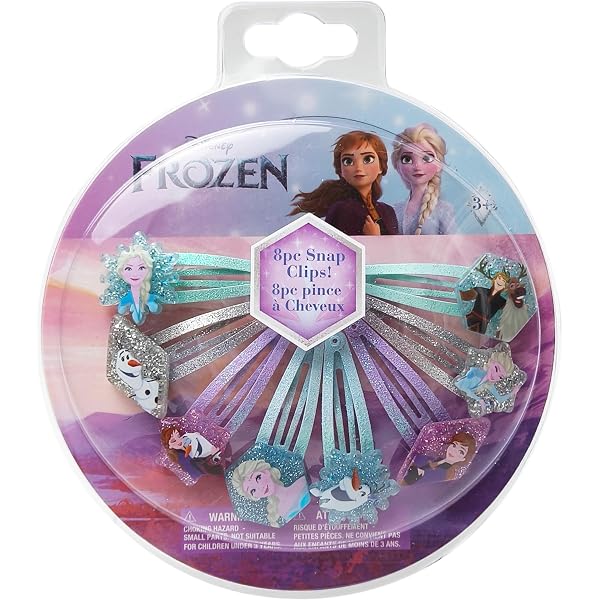 Craze Horquillas De Frozen 2 – Set De 6 Clips Para El Cabello Con Diseños De Elsa Y Anna, Regalo Para Niñas