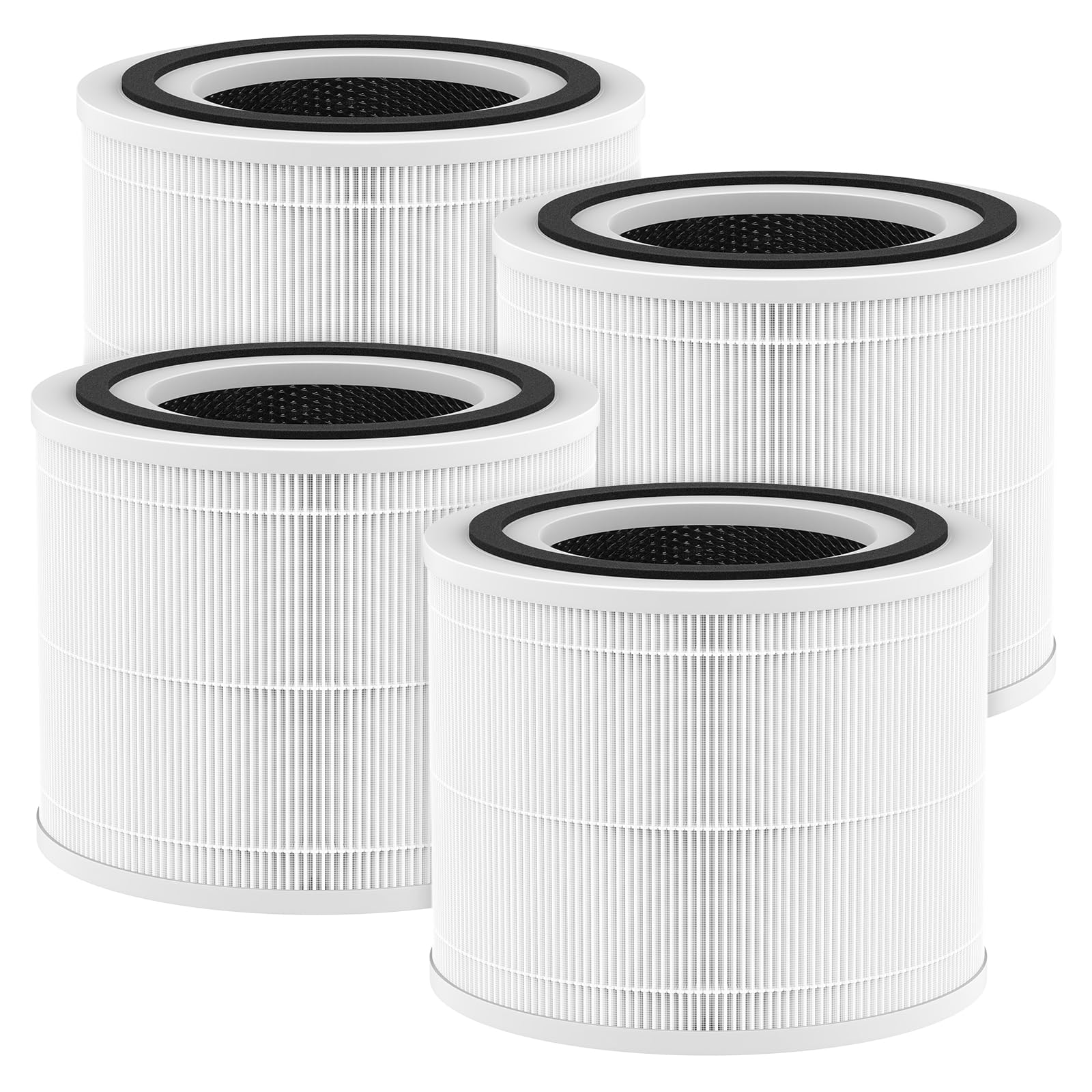 True HP 14 Replacement Filter Compatible with Puro 240 Air Purifier, 3-in-1 True 14 HEPA Filter Replacement with Activated Carbon, 4 Pack