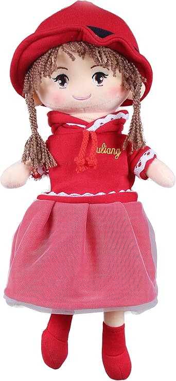 Tickles Red Beautiful Soft Cute Doll Soft Toy for Kids Birthday Gift 40 cm