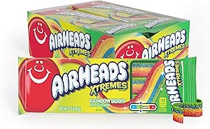 Airheads Xtremes Sour Candy, Rainbow Berry, 3 Ounce (Pack ...