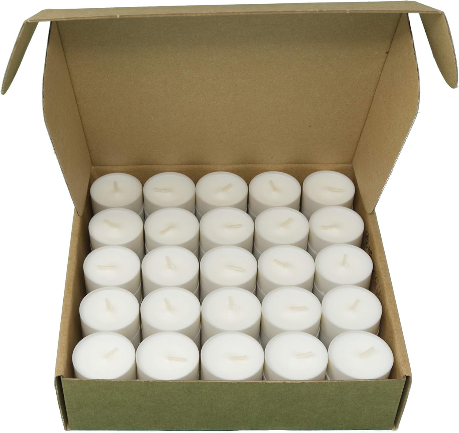 Compostable Cup Tea Lights Industrial Composting Vegetable Wax Rapeseed