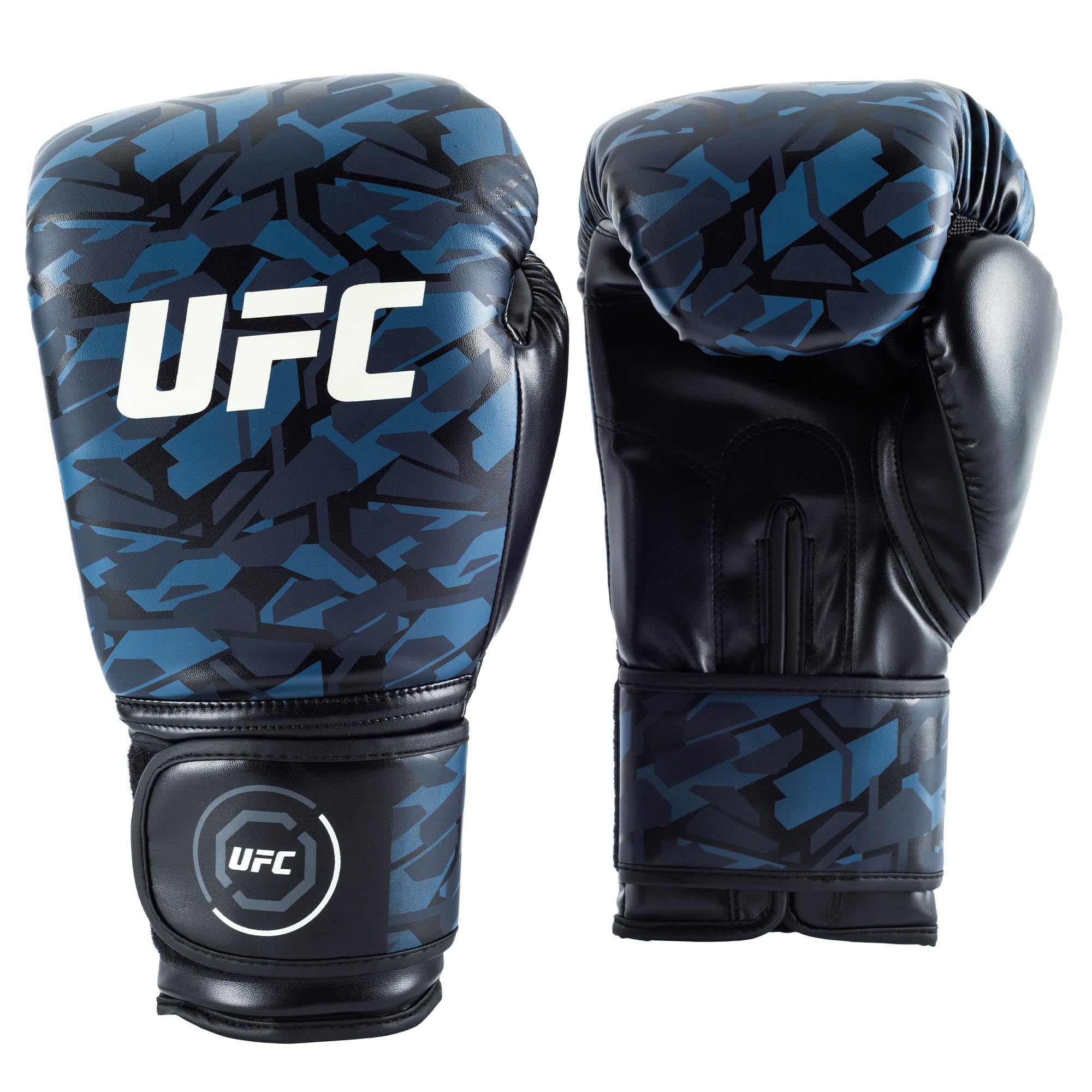 UFC Octagon Camo Boxing Gloves, Color- Black, Size- 10oz