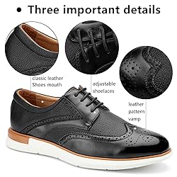 Meijiana Men Oxfords Shoes Casual Dress Shoes