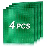 Husfunov 4 Pack Classic Baseplates, Building Plates