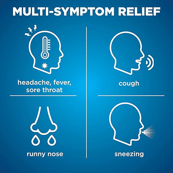 AMAZON BASIC CARE NIGHTTIME COLD & FLU RELIEF, PAIN RELIEVER, FEVER REDUCER, 6 HOUR COLD MEDICINE, COUGH SUPPRESSANT, ANTIHISTAMINE, 48 COUNT