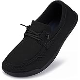 WHITIN Women's Wide Slip-on Barefoot Shoes | Lace-Up Casual Boat Shoes & Moc-Toe Loafers
