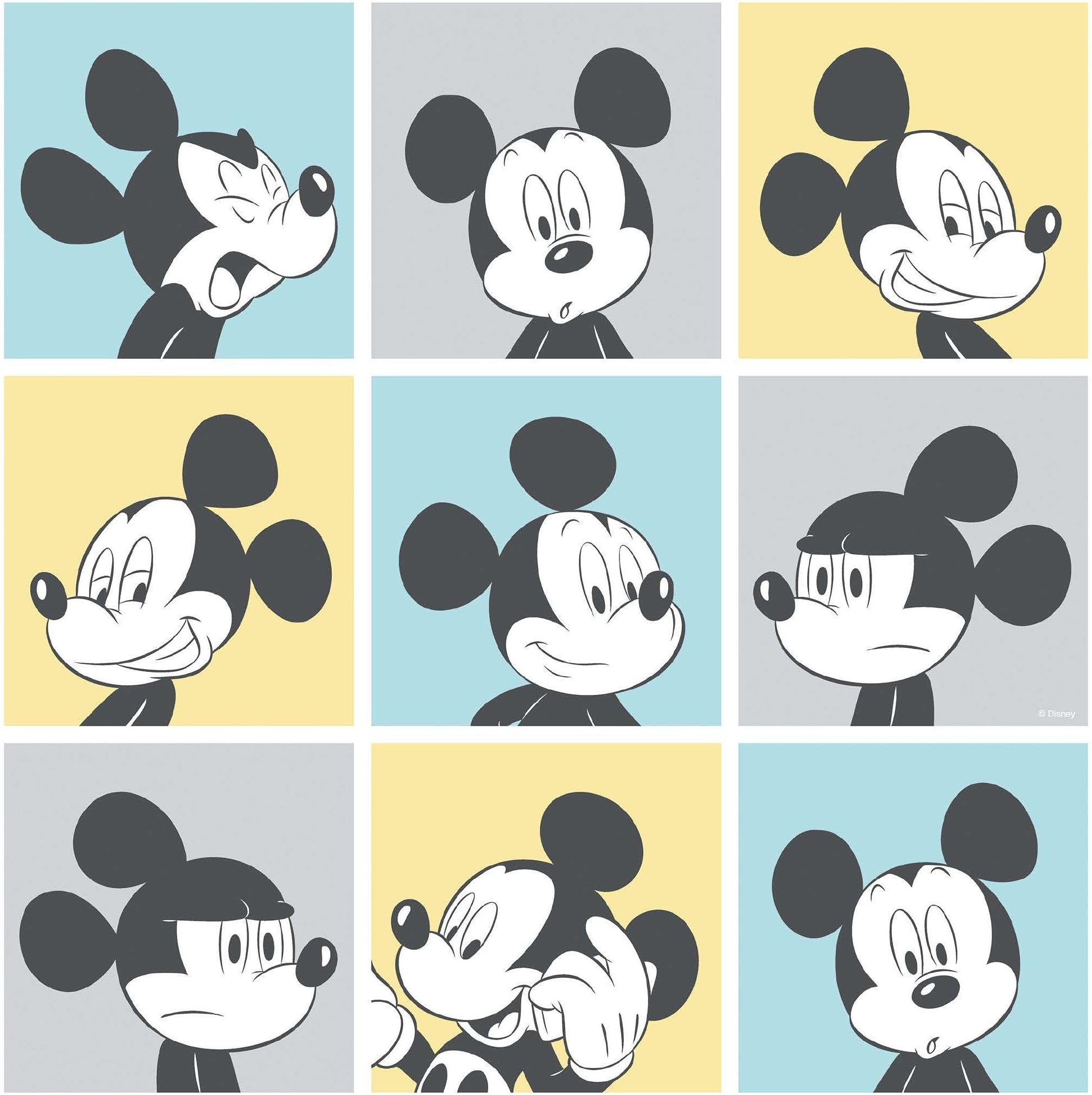 Dandino MK 3013-2 Wallpaper with Mickey Warhol Design, Multi-Colour, 60 x 18 x 18 cm