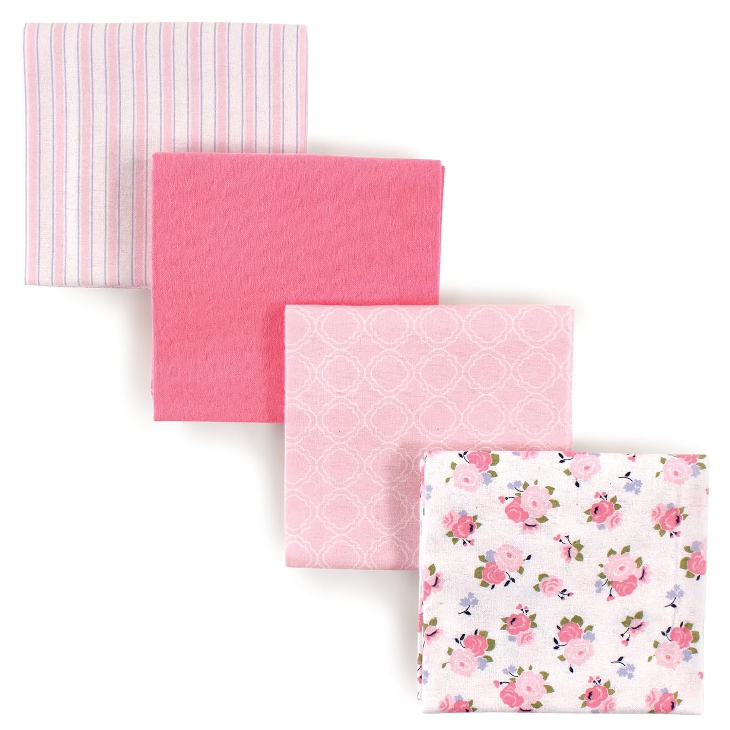 Luvable Friends Unisex Baby Cotton Flannel Receiving Blankets, Basic Elephant, One Size: Baby