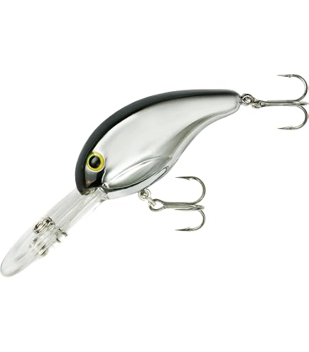 BANDIT LURES Series 200 Crankbait Bass Fishing Lures, Fishing Accessories, Dives to 8-feet Deep, 2