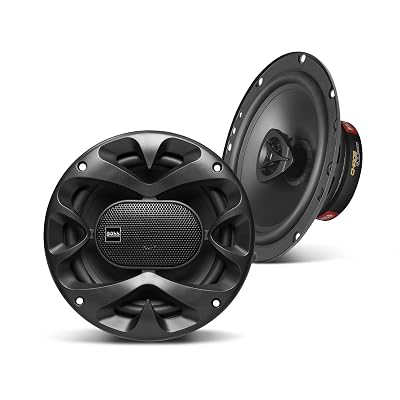 BOSS Audio Systems CH6520B 6.5 Inch Car Door Speakers - 250 Watts Max (Pair), Coaxial, 2 Way, Full Range, 4 Ohms, Sold in Pairs, Bocinas para Carro