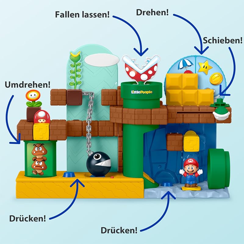 Little People My Mario Abenteuer Spielset Kleinkinder