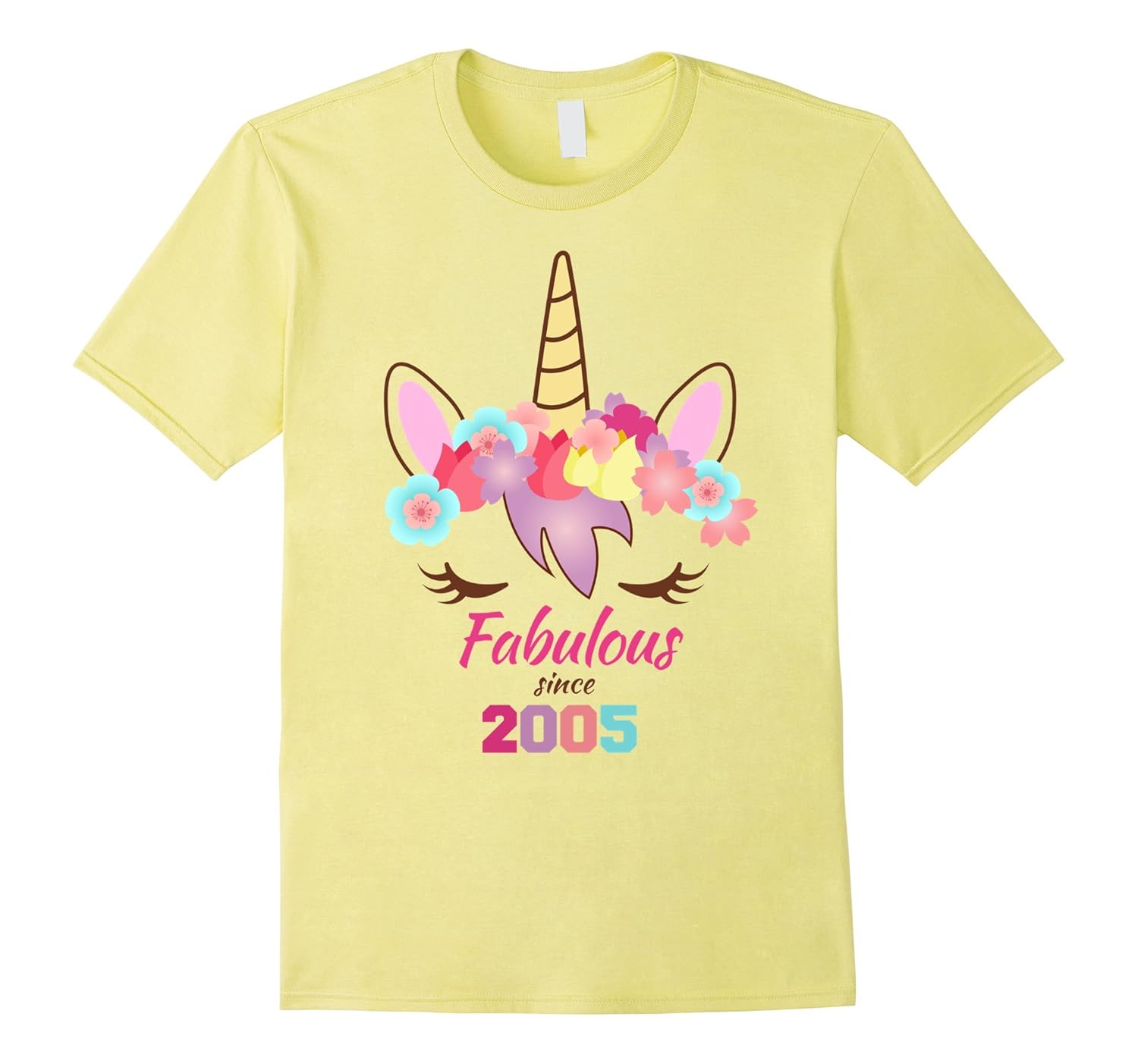 Unicorn Birthday Shirt 12th Birthday 13th Birthday 2005-Rose