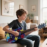 CB SKY 30 inch Junior Acoustic Guitar for Beginners Starry view 5