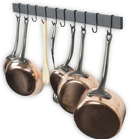 Amazon Com Wallniture Kitchen Rail Organizer Iron Hanging