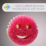 Scrub Daddy Scrub Mommy Sponges Pink Twin Pack Non Scratch Dual Sided Scrubbers view 4