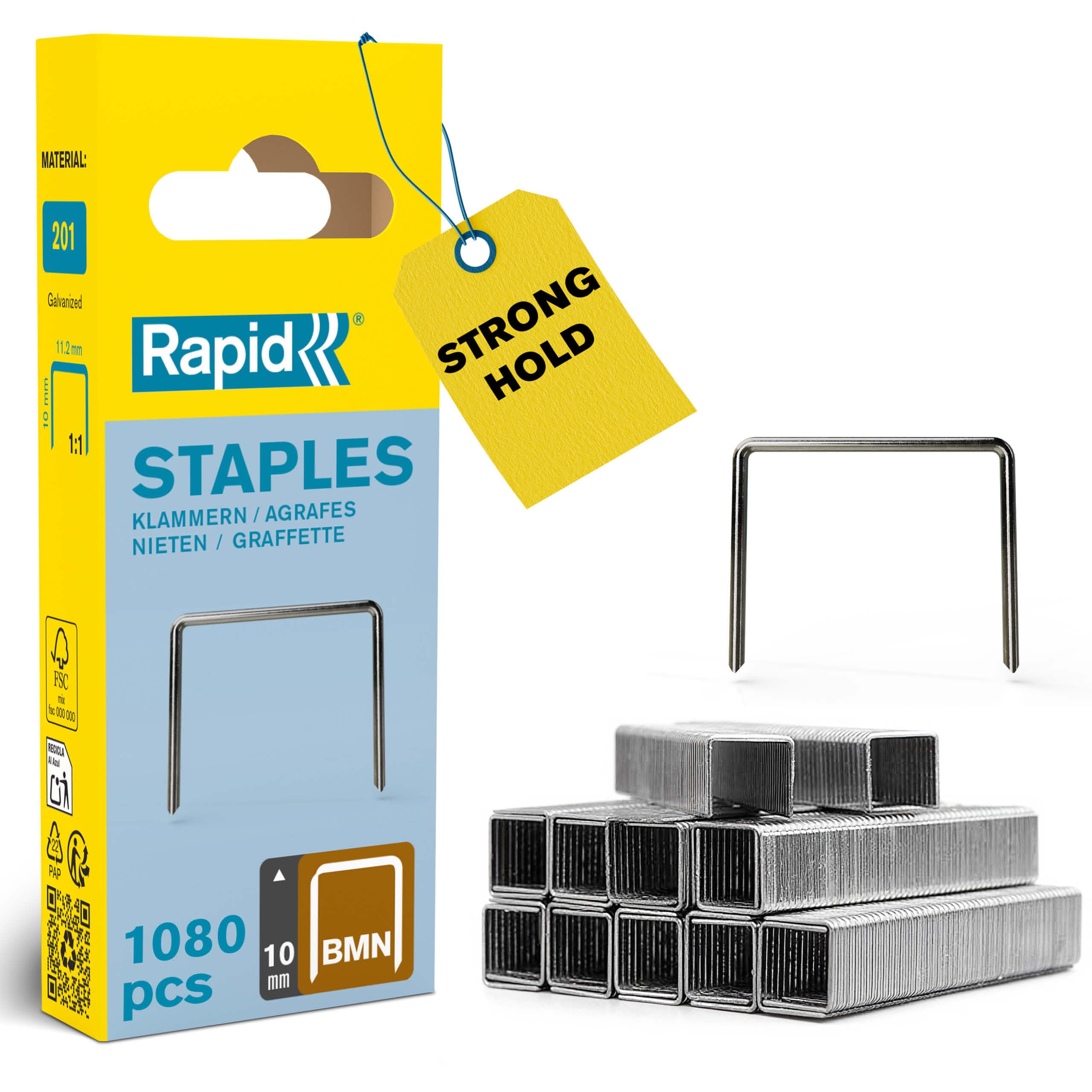 Rapid High Performance BMN Staples, Leg Length: 10 mm, 40109557 - 1080 Pieces