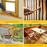 Everbuild Natural Oak Satin Wood Stain 750ml Indoor Outdoor Weatherproof Quick view 6